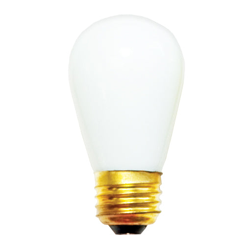 Bulbrite 11S14W 11W Dimmable S14 String Light Replacement Bulb, Medium Base, White - Cheap-Us