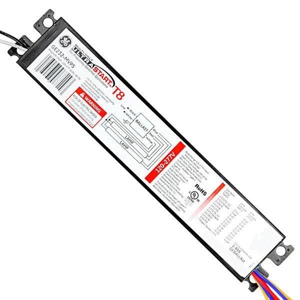 GE UltraStart 29675 (2) Lamp - F32T8 - 120/277 Volt - Programmed Start - 1.18 Ballast Factor - Cheap-Us