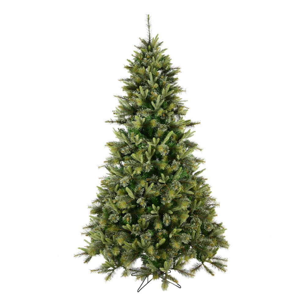 Vickerman 7.5' Cashmere Slim Artificial Christmas Tree Multi-Colored Dura-Lit® LED Lights - Cheap-Us