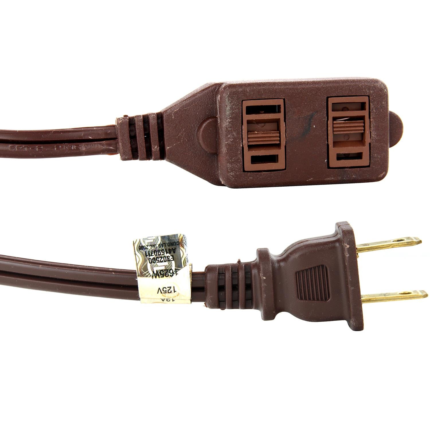 Sunlite EX6/BR Household 6-Feet Extension Cord, Brown - Cheap-Us