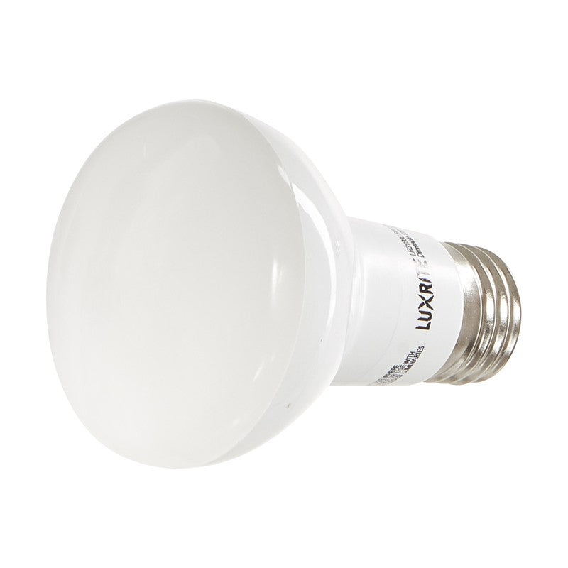 Luxrite LED BR20 Light Bulb, 6.5W, 460 Lumens, 5000K - Bright White, 80 CRI, Frosted White Finish, Dimmable (LR31844) - Cheap-Us