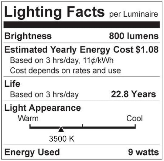 Luxrite LED A19 Light Bulb, E26 - Medium Base, 9W, 3500K - Natural, 800 Lumens, 80 CRI, Frost Finish, Dimmable (LR21424) - Cheap-Us