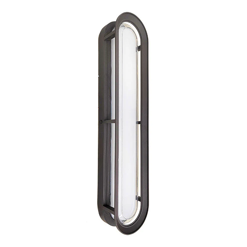 Westgate 24In 25W Die-Cast Outdoor Wall Sconce Pc Lens 27/30/35/40/50K TRIAC Dim Or 120-277V 0-10V, Orb, Outdoor Lighting, 25W, 1875 Lumens, 27K/30K/35K/40K/50K - Cheap-Us