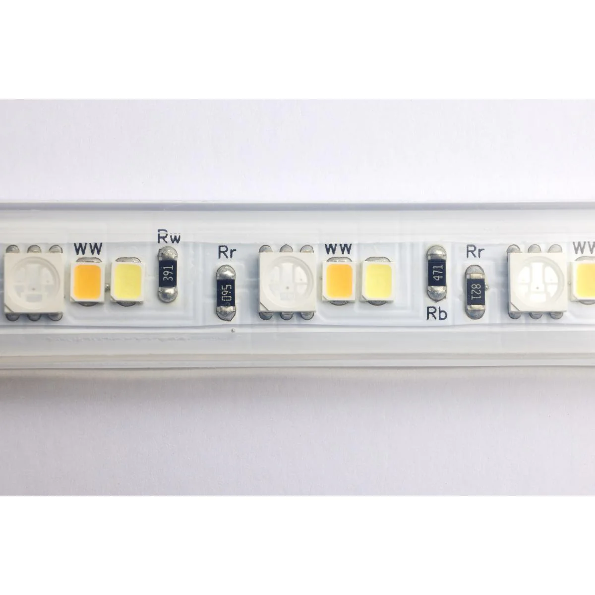 64-140 TAPE/RGBTW-HO/IP65/PLUG/SF/16' Dimension Pro; Tape light strip; 16 ft.; Hi-Output; RGB plus Tunable White; Plug connection; IP65; Starfish IOT Capable; RF Remote Included - Cheap-Us