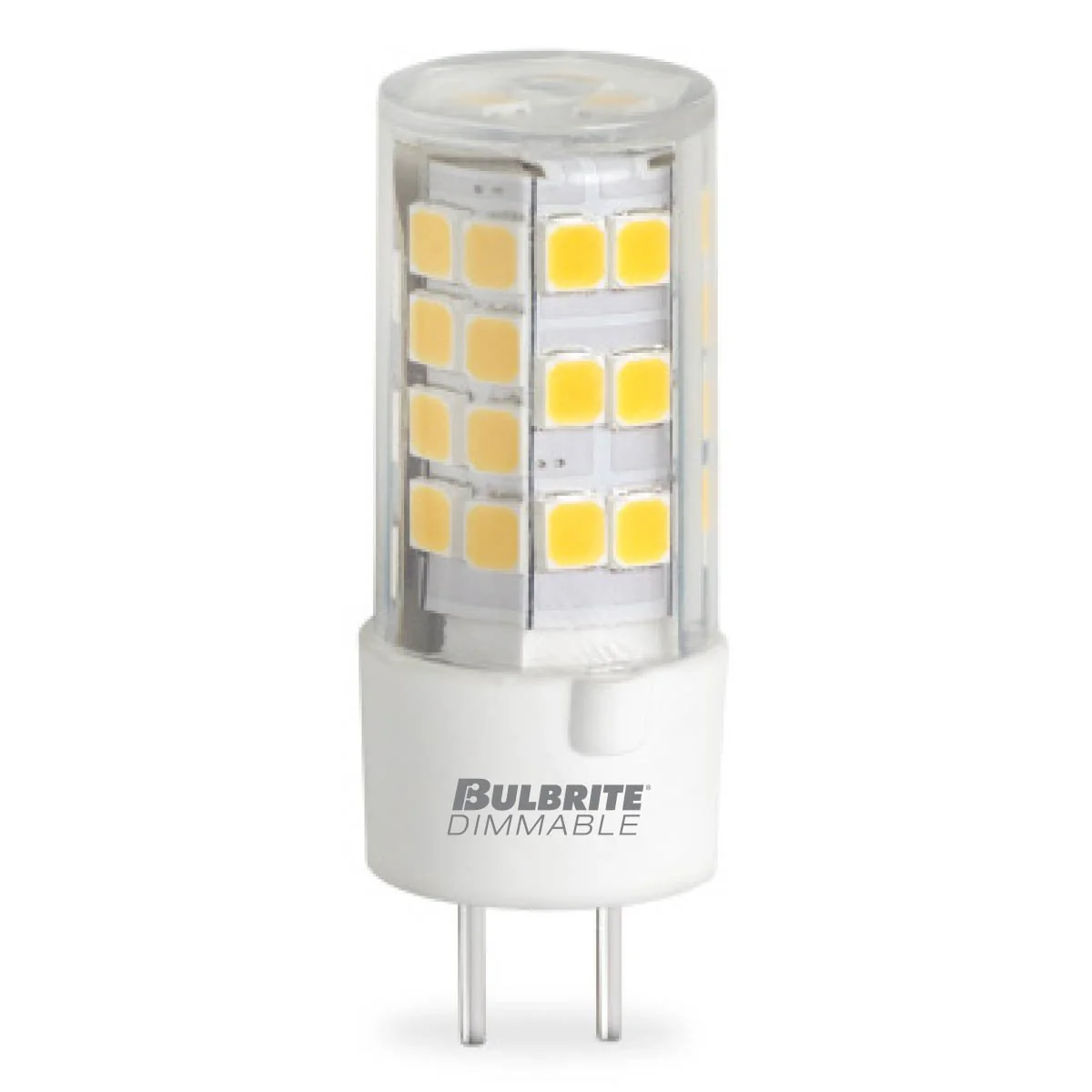 BULBRITE LED T4 BI-PIN (GY6.35) 5W NON-DIMMABLE CLEAR LIGHT BULB 3000K/SOFT WHITE LIGHT 60W EQUIVALENT - Cheap-Us