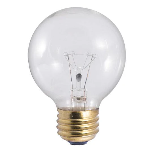 BULBRITE INCANDESCENT G19 MEDIUM SCREW (E26) 25W DIMMABLE LIGHT BULB 2700K/WARM WHITE 25PK (321025) - Cheap-Us
