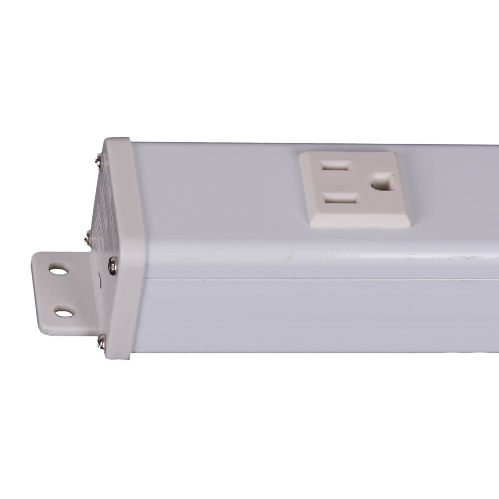 Vickerman 6' White Outlet Bar 12 Outlets 6' Lead Wire 15Amp 125Volt CUL Approved. 3.63 Lbs. - Cheap-Us