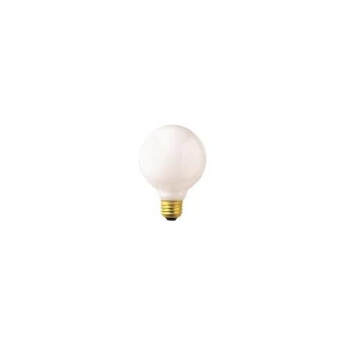 Bulbrite 40G25WH2-8PK 40 Watt Incandescent G25 Globe, Medium Base, White 8-Pack - Cheap-Us