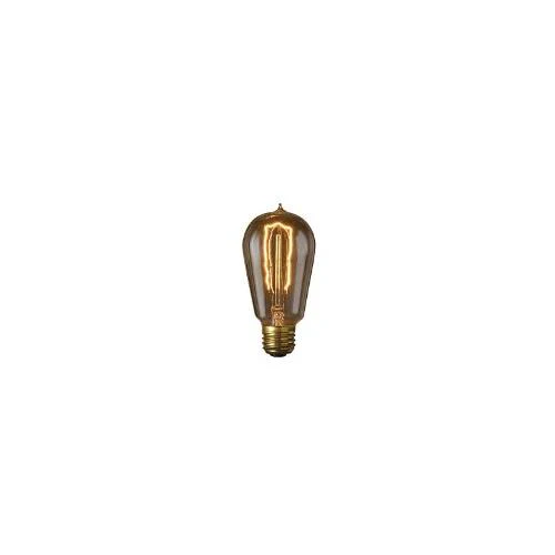 Bulbrite NOS40-1890-6PK 40 Watt Nostalgic Incandescent Edison ST18, Hairpin Filament,Medium Base, Antique, 6-Pack - Cheap-Us