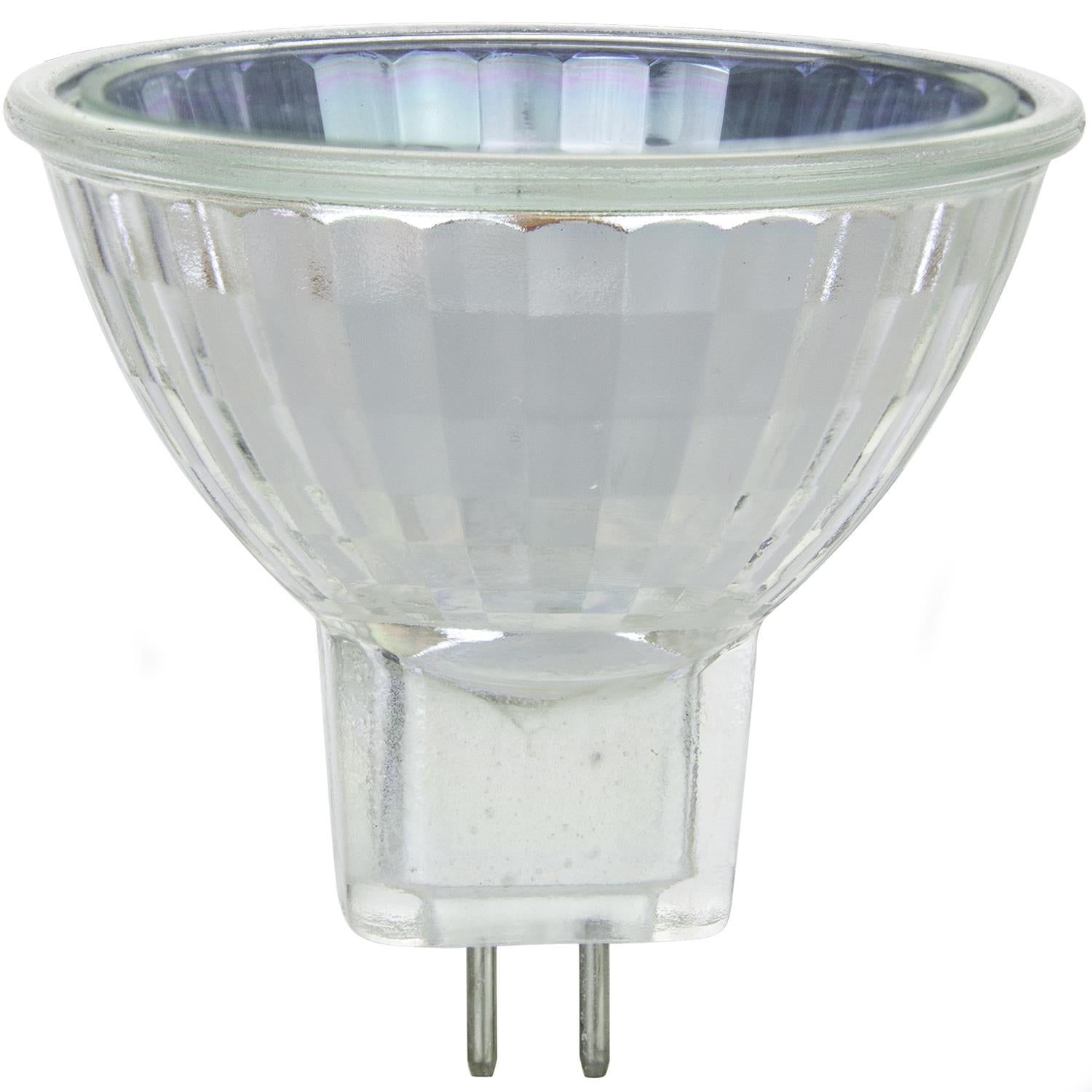 Sunlite 35 Watt, 38° Flood, MR16 Mini Reflector with Cover Guard, GU5.3 Bi-Pin Base - Cheap-Us