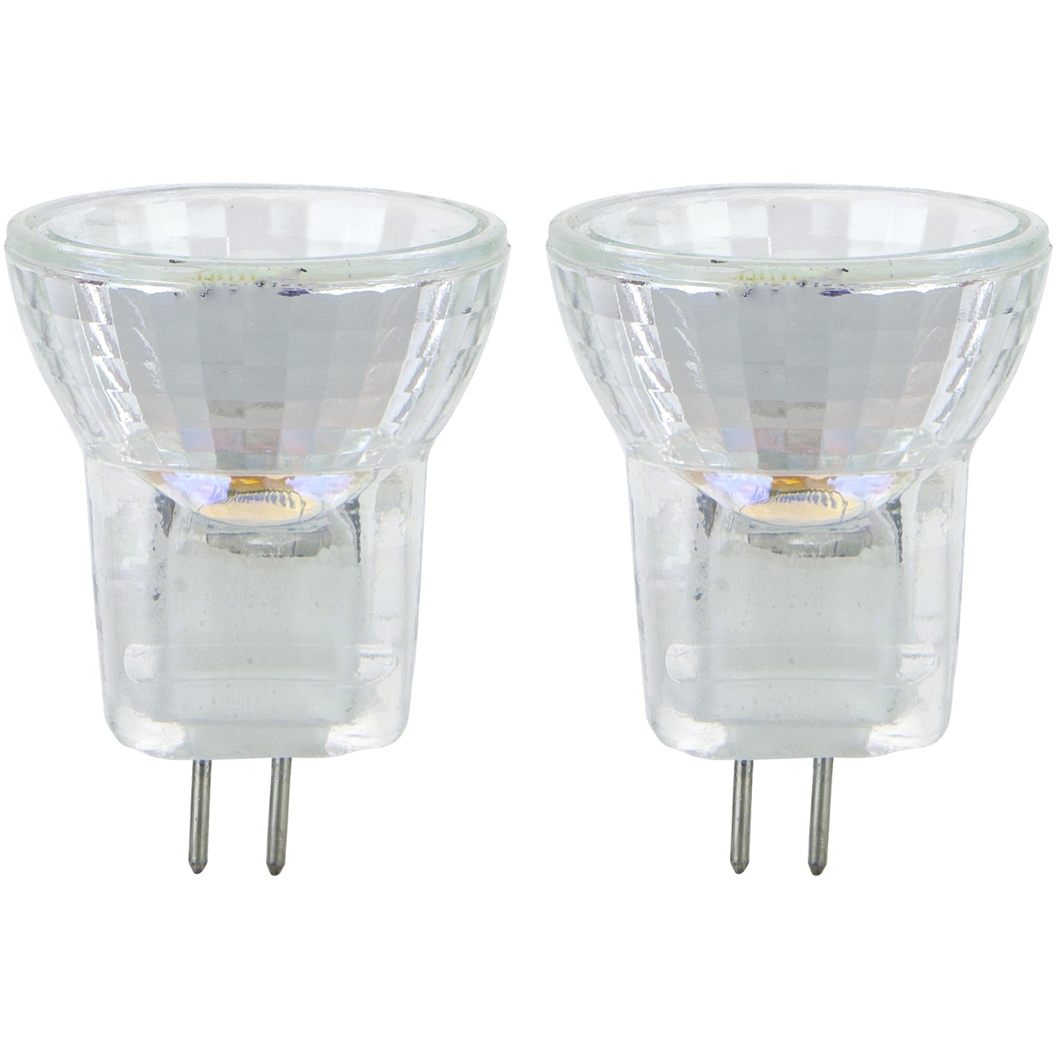 Sunlite 35 Watt, 36° Flood, MR8 Mini Reflector with Cover Guard, G4 Bi-Pin Base - Cheap-Us
