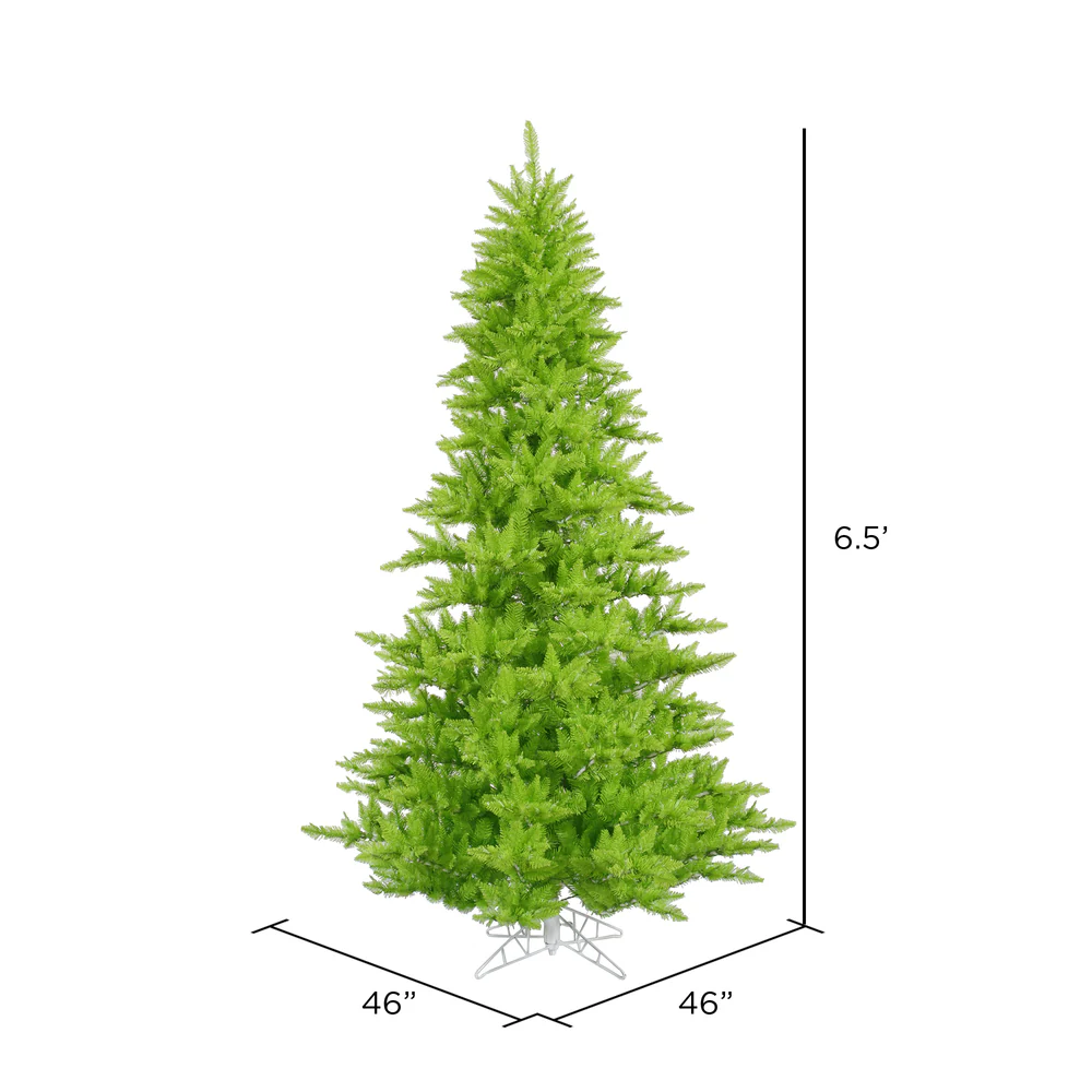Vickerman 6.5' Lime Fir Artificial Christmas Tree Unlit - Cheap-Us