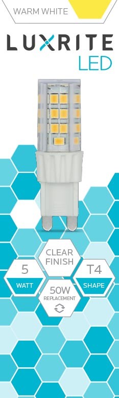 Luxrite Mini LED5T4G9/27K/DIM 2700K Warm White - Cheap-Us
