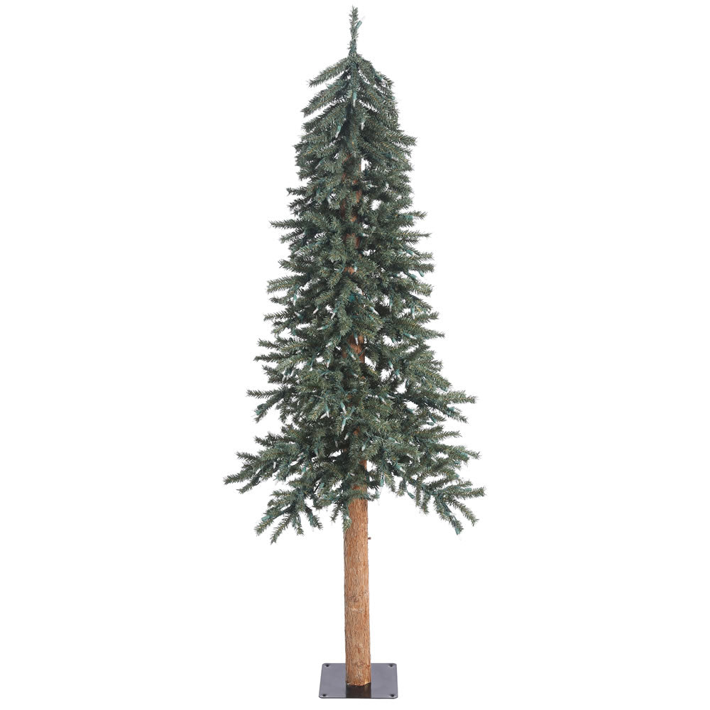 Vickerman 6' Natural Bark Alpine Artificial Christmas Tree Unlit - Cheap-Us