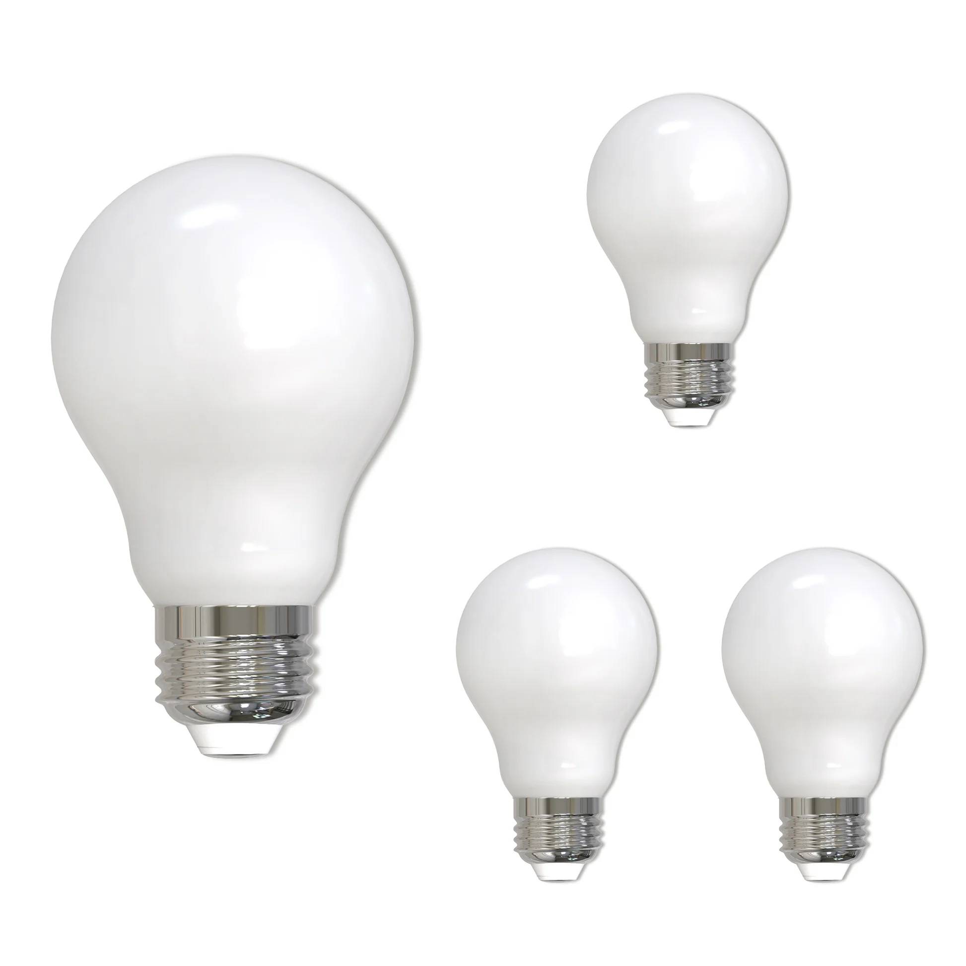 BULBRITE 14W LED A19 3000K FILAMENT MILKY E26 FULLY COMPATIBLE DIMMING-4PK - Cheap-Us