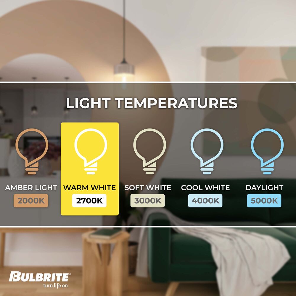 Bulbrite Pack of (20) 40 Watt Dimmable Clear G11 Krypton Light Bulbs with Candelabra (E12) Base - Cheap-Us