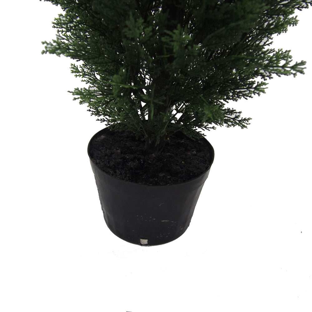 Vickerman 3' Artificial Potted Green Cedar Tree. - Cheap-Us