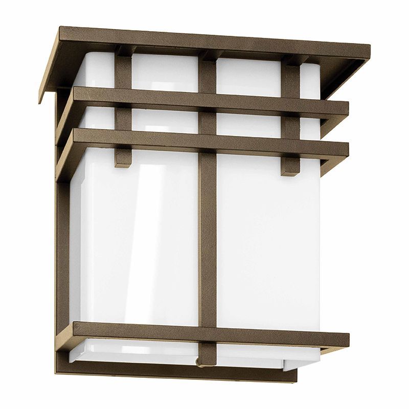 Westgate  LED Outdoor Decorative Square Sconce 12W 5Cct Non-Dim, Orb, Outdoor Lighting, 12W, 1200 Lumens, 27K/30K/35K/40K/50K, Orb Finish No - Cheap-Us