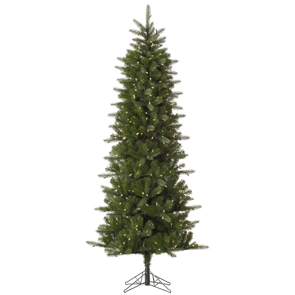 Vickerman 10' Carolina Pencil Spruce Artificial Christmas Tree Warm White Dura-Lit® LED Lights - Cheap-Us