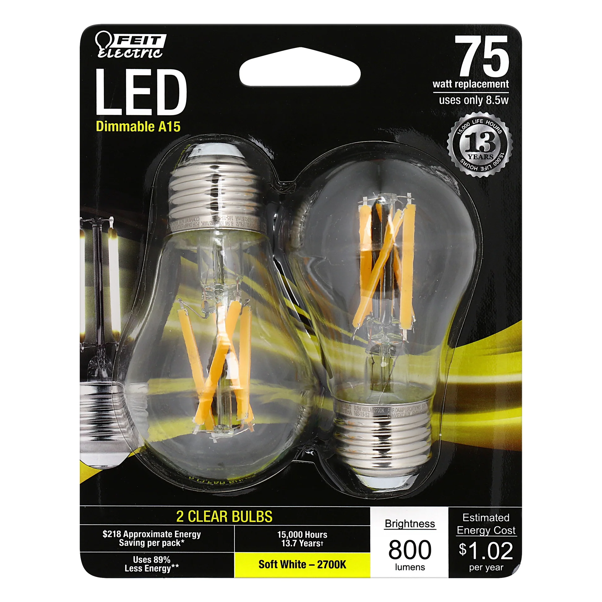 800 Lumen 2700K Dimmable LED - Cheap-Us