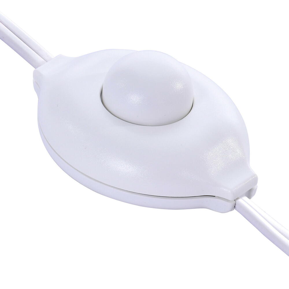 Vickerman 4.5' Sparkle White Spruce Artificial Christmas Tree Pure White LED Lights - Cheap-Us