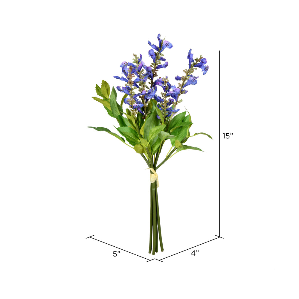 Vickerman 15'' Artificial Purple Sage Bundle Pack of 2 - Cheap-Us