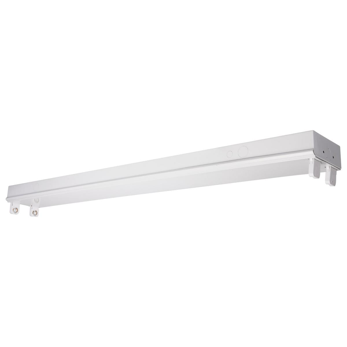 65-912 4' DUAL T8 LAMP READY FIXTURE 4 Foot; Dual T8 Lamp Ready Fixture Channel; Empty Body Fixture; Complete Lamp Wiring Guide Available - Cheap-Us
