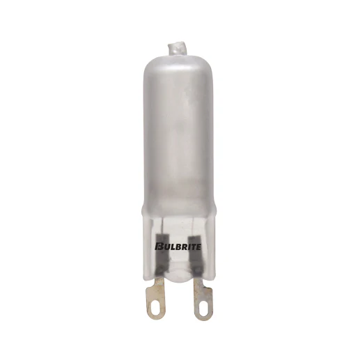 Bulbrite Q25G9FR 25 Watt Dimmable Halogen JC T4 Capsule Bulb, 120 Volt, Flat Pin G9 Base, Frost - Cheap-Us