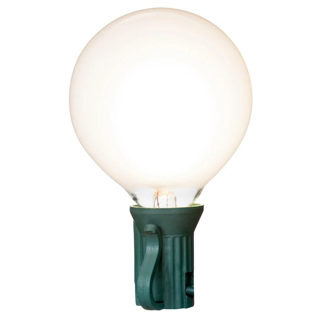 Vickerman White LED G50-E12 Filament Glass Replacement Bulbs 10/Box - Cheap-Us