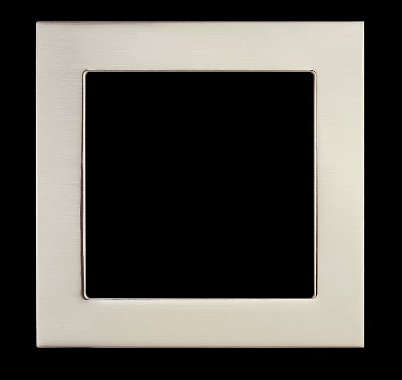 Westgate 6 Inch Square Trim For SSL6 Series. Brushed Nickel, Residential Lighting, Brushed Nickel Finish - Cheap-Us