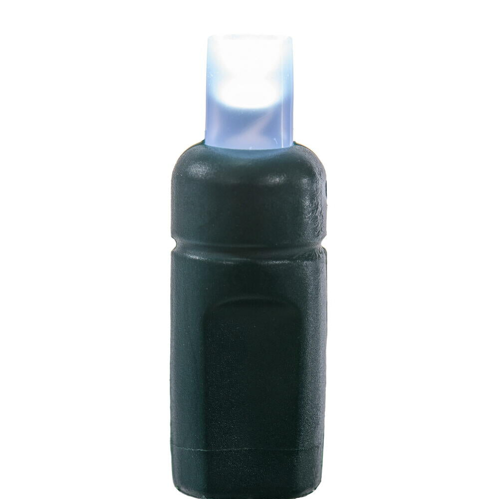 Vickerman 50 Pure White Wide Angle Single Mold End-Connecting Coaxial Non-Rectified LED Light Set with 22 Gauge Green Wire, 3