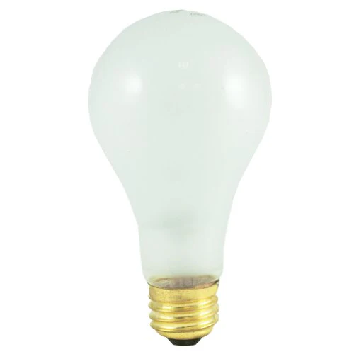 Bulbrite 150A/HL 150 Watt High Lumen Incandescent A21, Medium Base, Frost - Cheap-Us