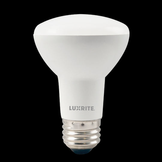 Luxrite LED BR20 Light Bulb, 6.5W, 460 Lumens, 5000K - Bright White, 80 CRI, Frosted White Finish, Dimmable (LR31865) - Cheap-Us