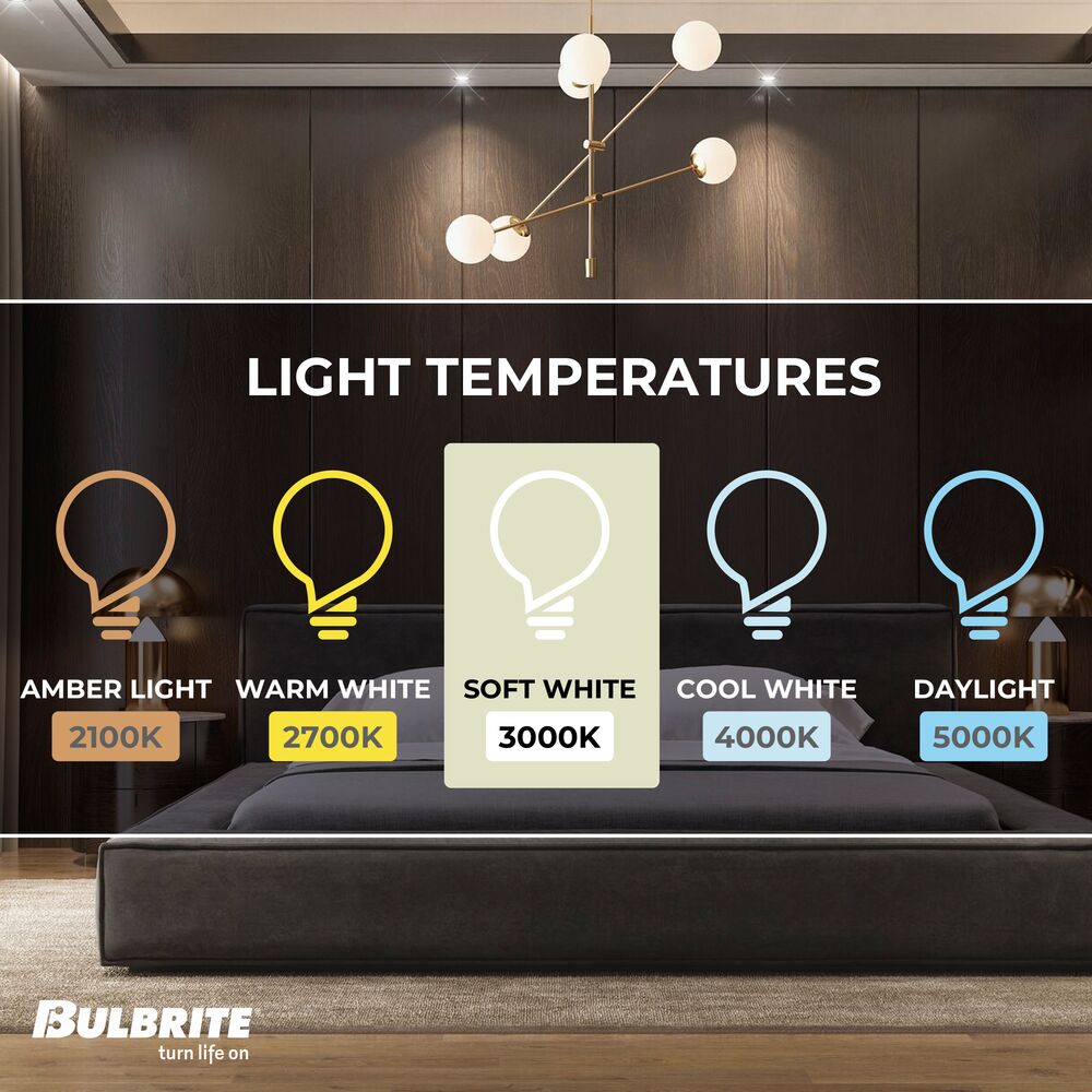 Bulbrite LED Filament Pack of (4) 4.5 Watt Mini T5 Light Bulbs with Clear Finish and Bi-Pin (G9) Base - 3000K (Soft White Light), 450 Lumens - Cheap-Us