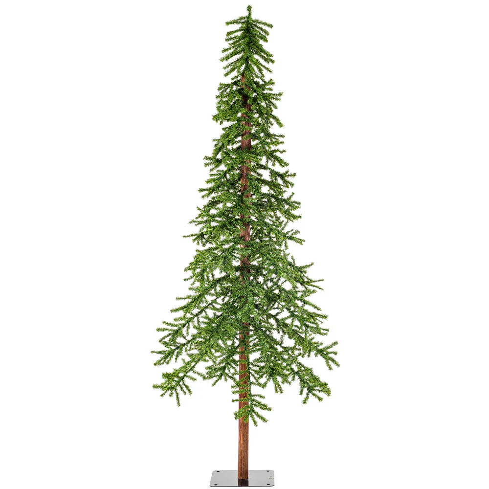 Vickerman 8' Natural Alpine Artificial Christmas Tree Unlit - Cheap-Us