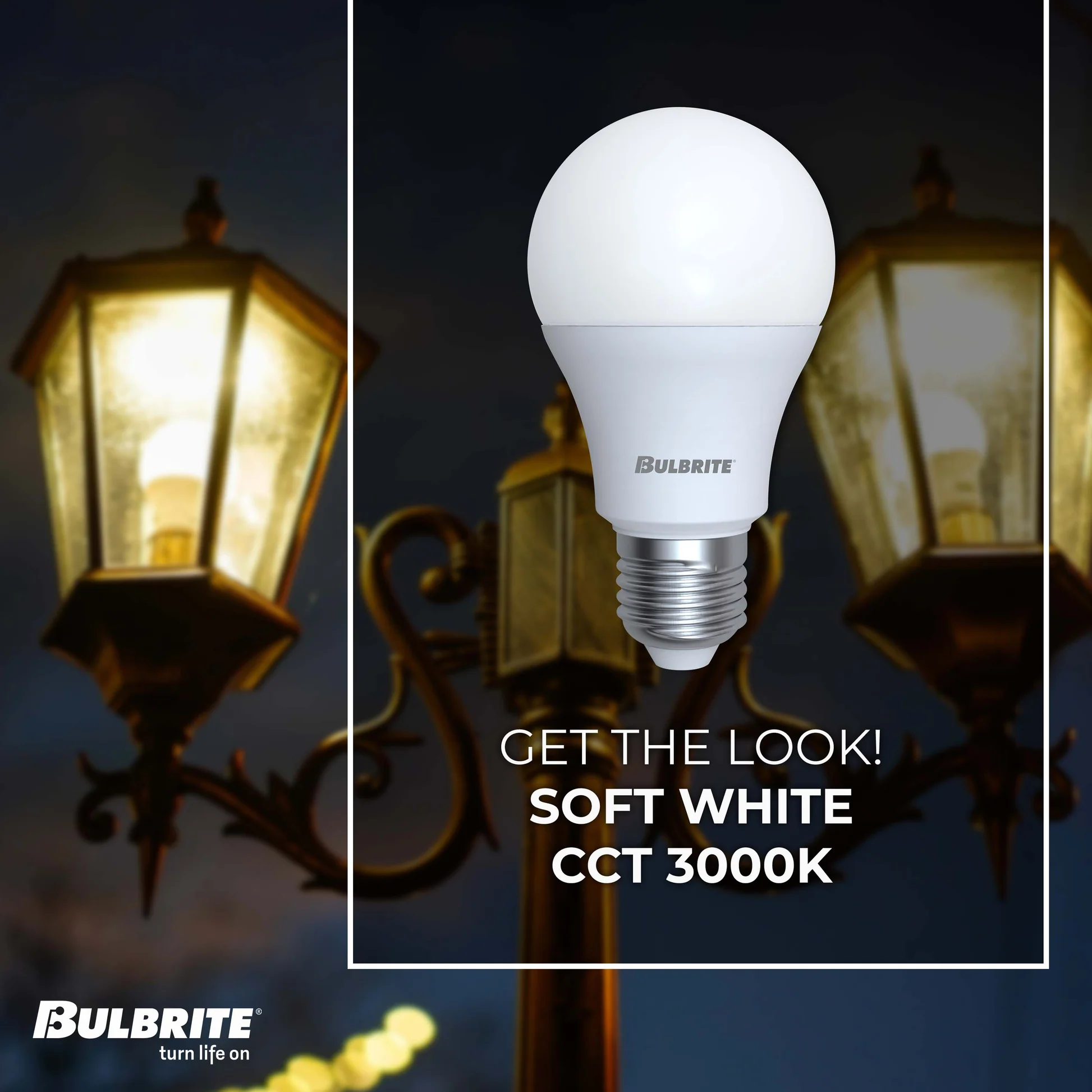 Bulbrite Dusk to Dawn Pack of (4) 9 Watt A19 LED Light Bulb with Frosted Glass Finish and Medium (E26) Base - 3000K (Soft White Light), 800 Lumens - Cheap-Us