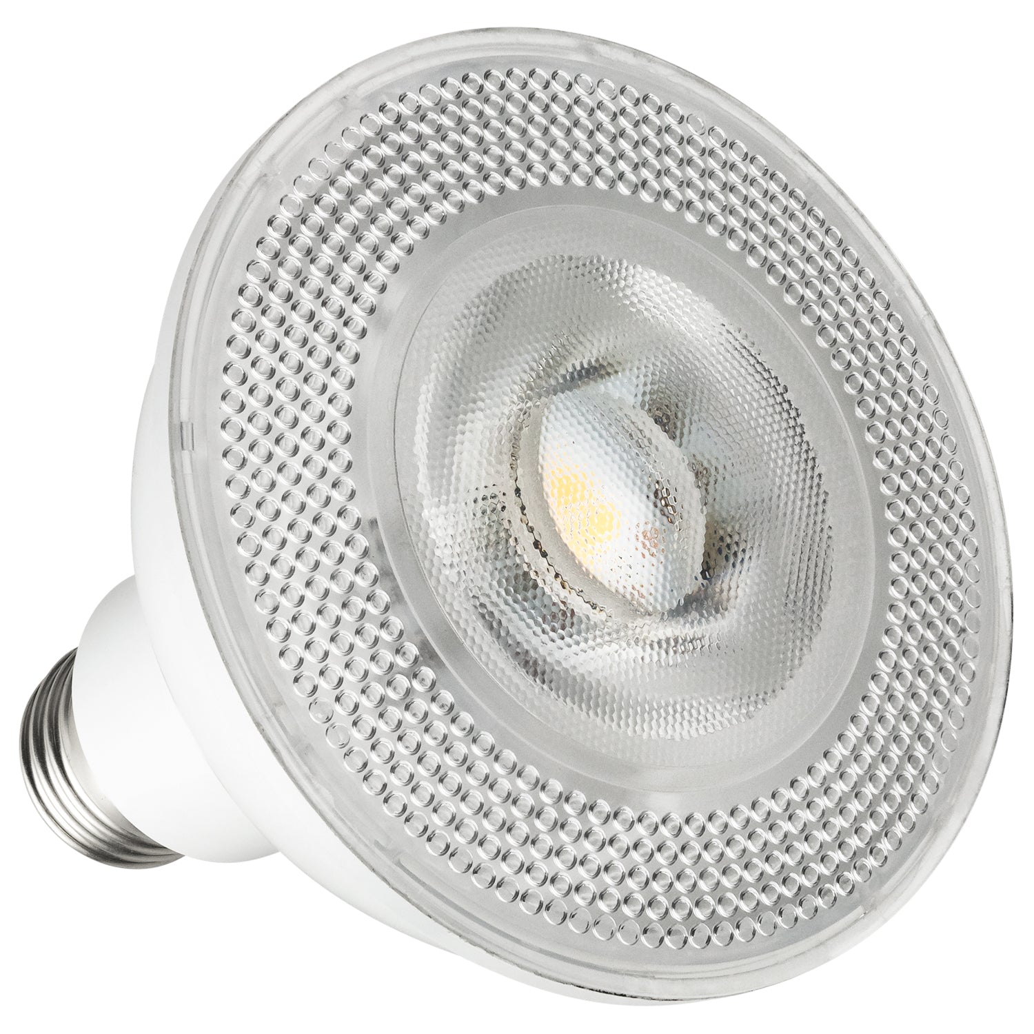 Sunlite PAR30LN/LED/10W/FL40/D/E/50K LED 10W (75W Equivalent) Long Neck PAR30LN Reflector Spotlight Light Bulbs, 40Â° Dimmable 5000K Cool White, Medium (E26) Base - Cheap-Us