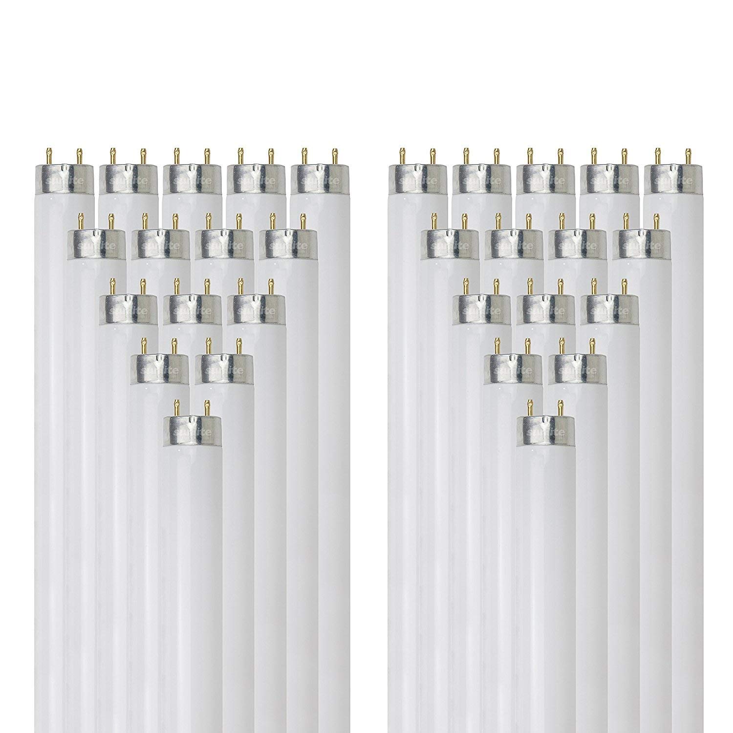 Sunlite 32 Watt T8 High Performance Straight Tube, Medium Bi-Pin Base, Super White - Cheap-Us