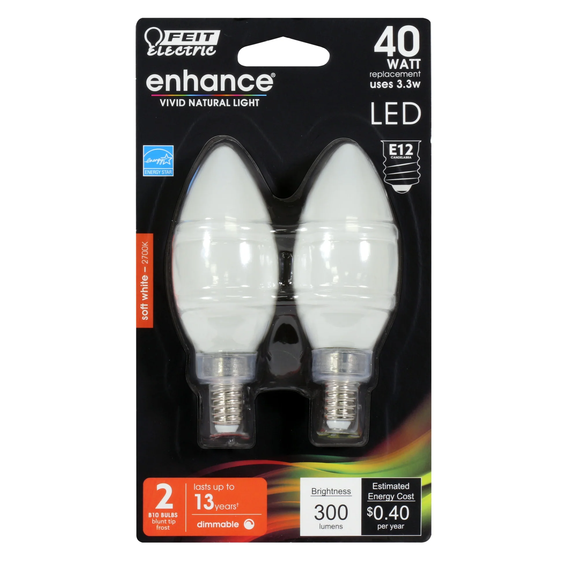 40-Watt Equivalent Soft White Frost Torpedo Tip Dimmable Filament LED - Cheap-Us