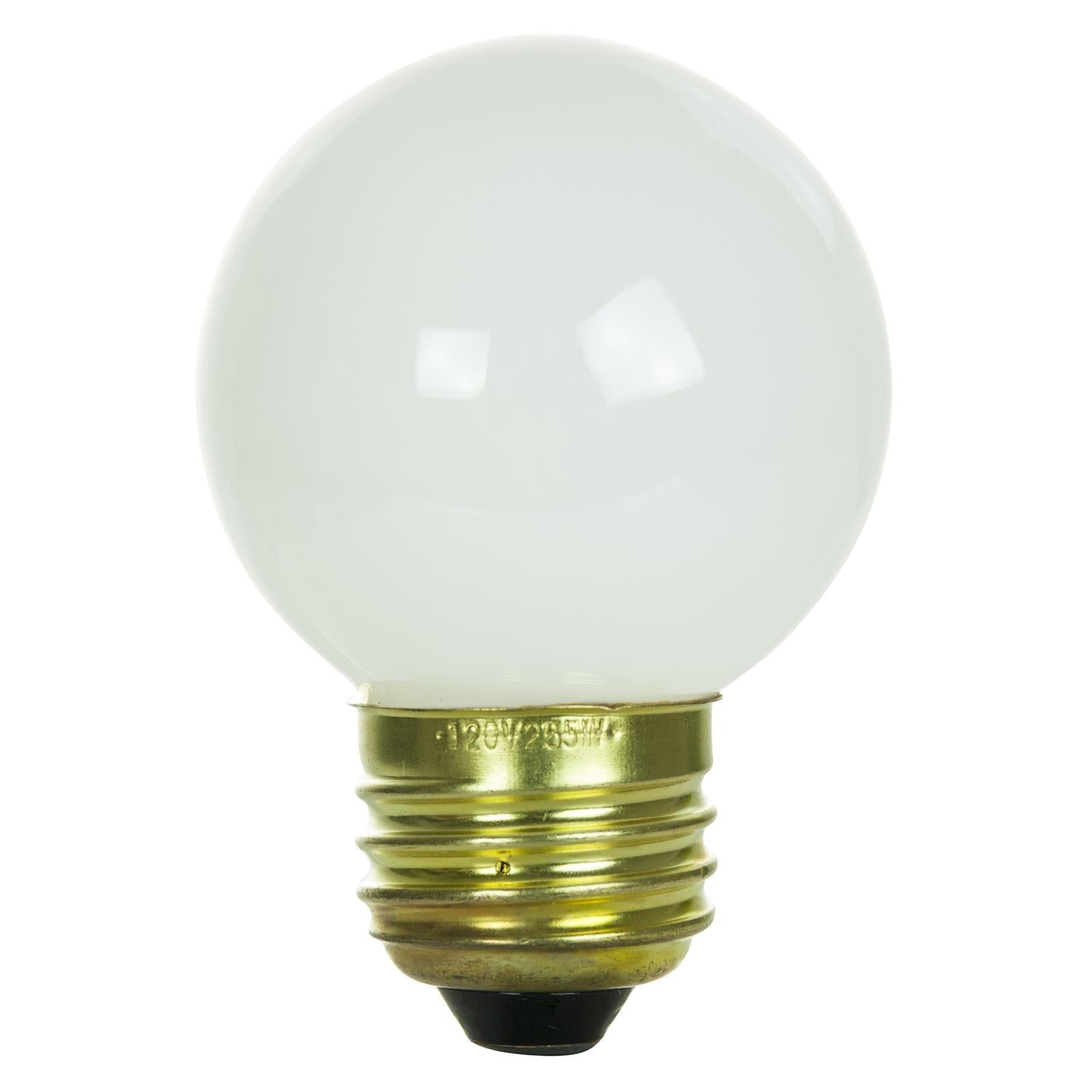 Sunlite 60 Watt G16 Globe, Medium Base, White - Cheap-Us