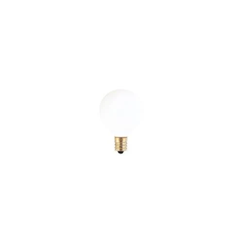 Bulbrite 10G12WH 10 Watt Incandescent G12 Globe, Candelabra Base, White - Cheap-Us