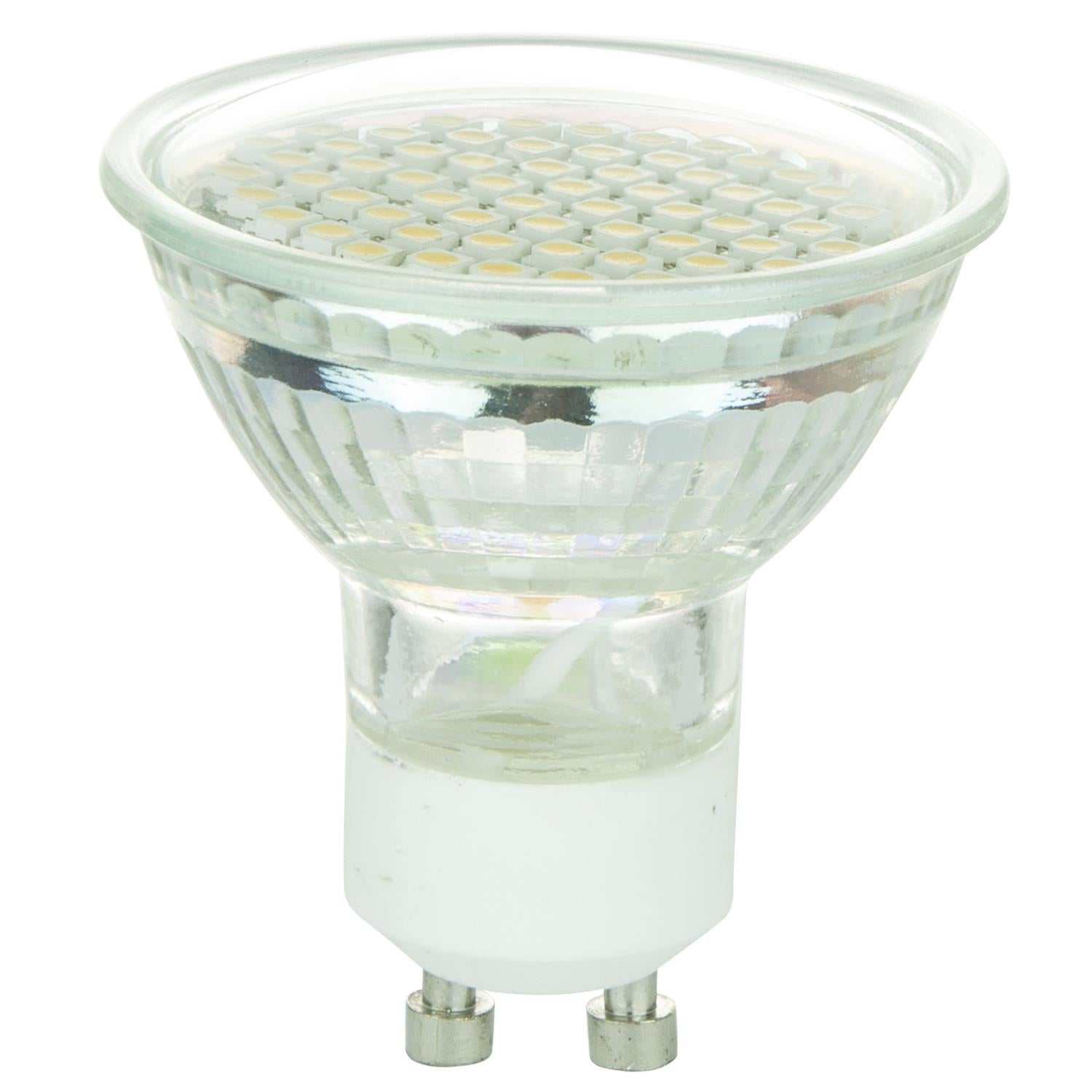 Sunlite MR16 Mini Reflector, 240 Lumens, GU10 Base Light Bulb, White - Cheap-Us
