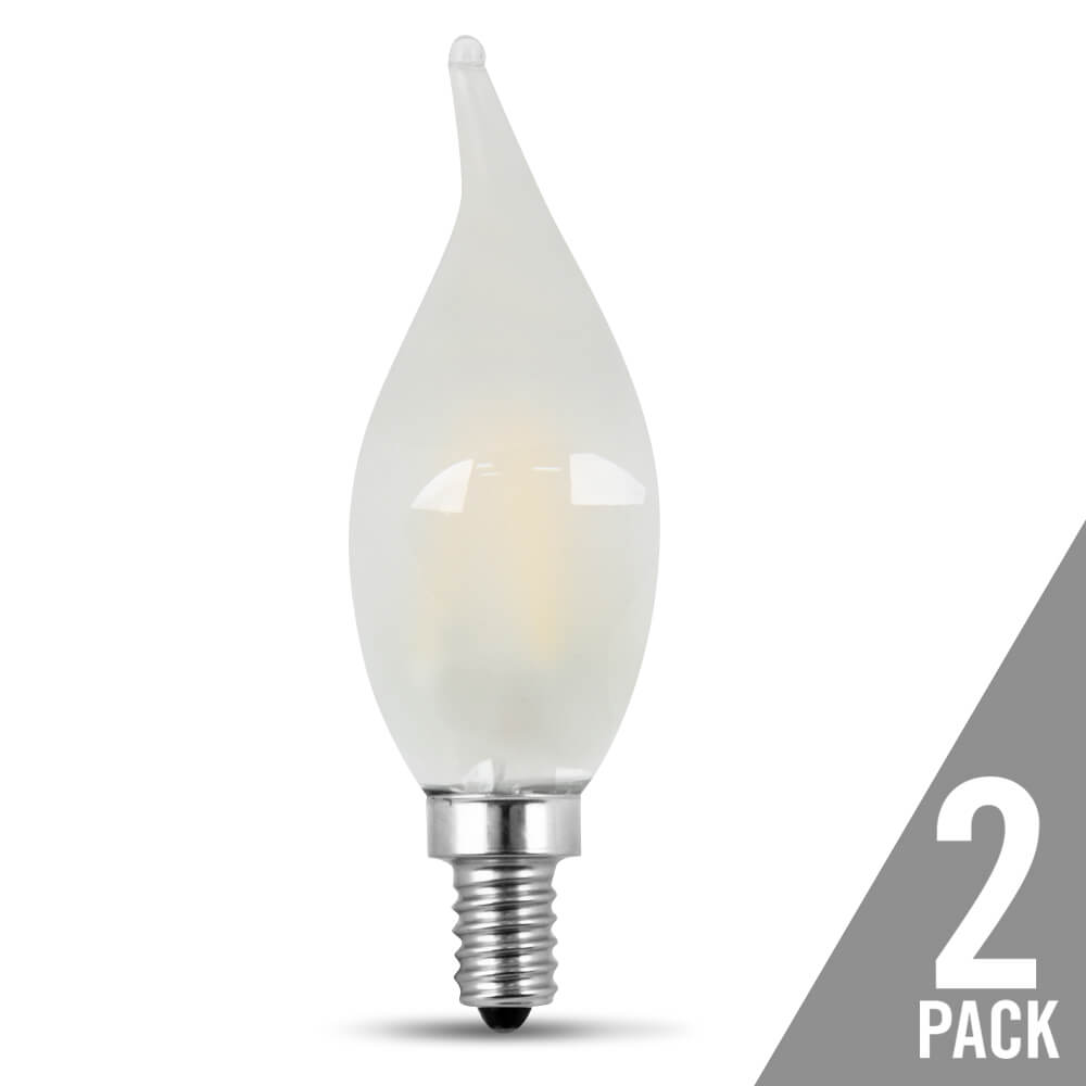 300 Lumen 2700K Dimmable Flame Tip LED - Cheap-Us