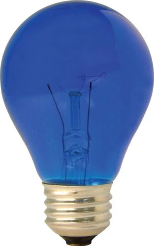GE Lighting Party Light 49724 25-Watt Blue A19 Light Bulb with Medium Base - Cheap-Us