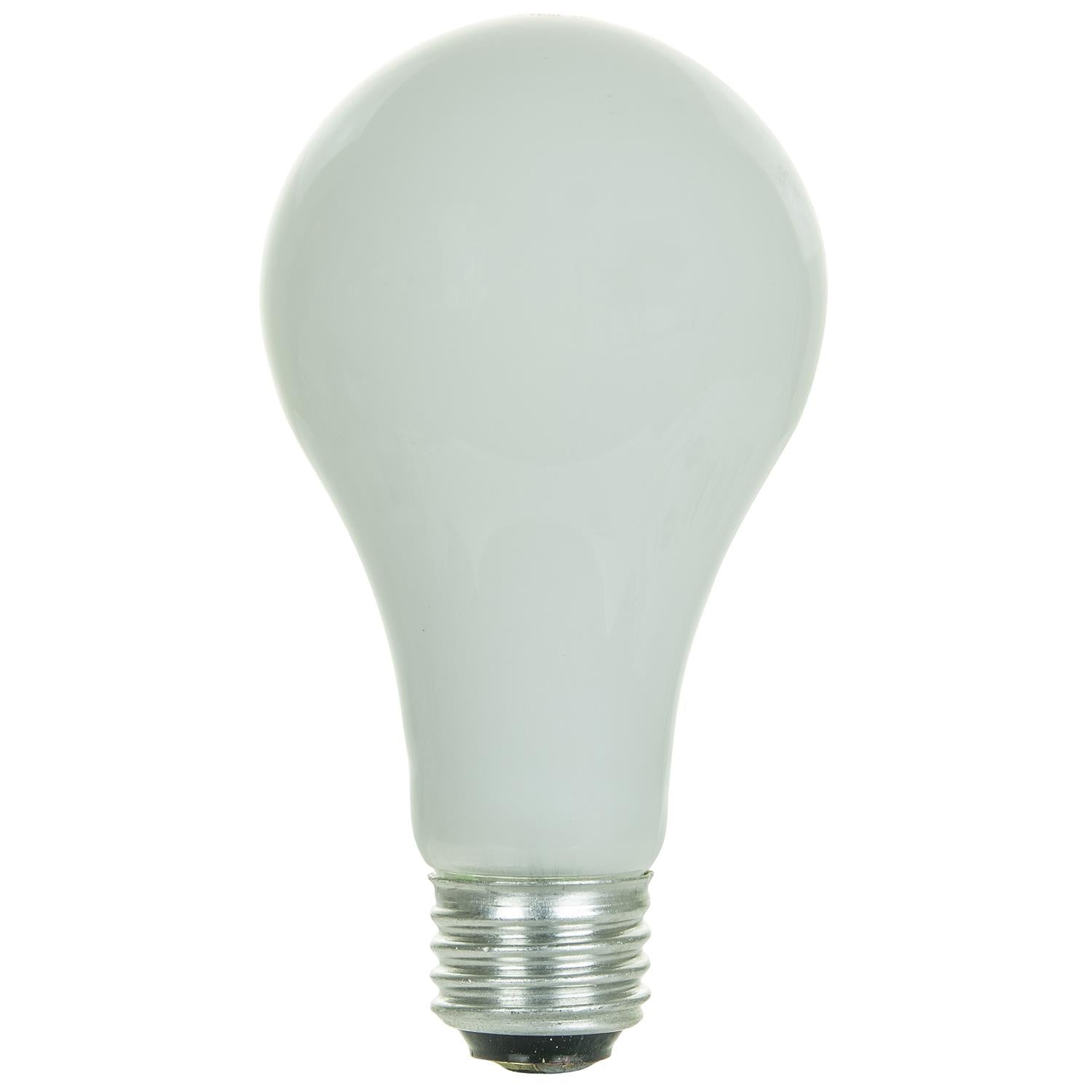 Sunlite 50-100-150 Watt A21 3-Way, Medium Base, White - Cheap-Us