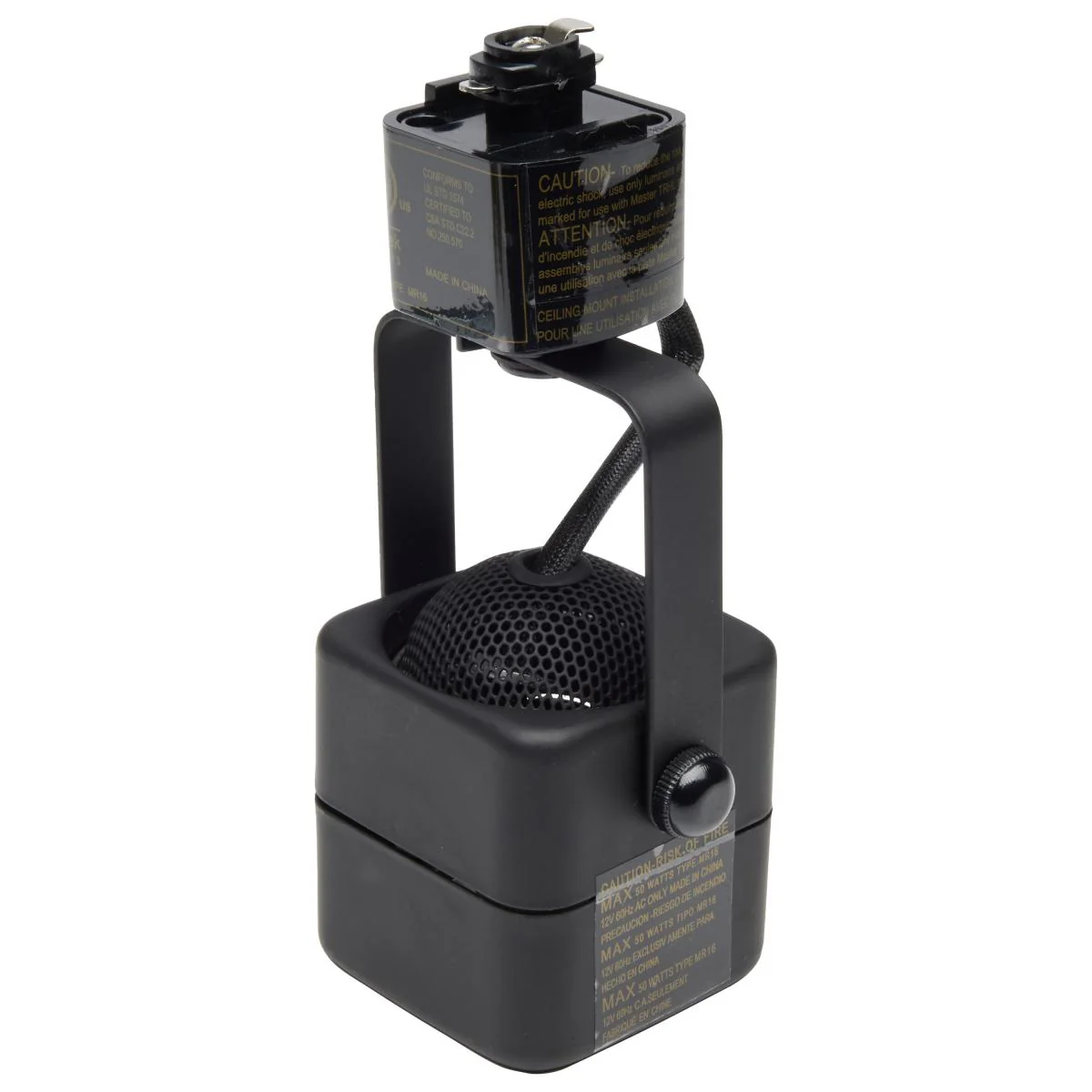 TK346 3LT TRACK KIT LINE VOLT. SQ.BK 3 Light - MR16 - Square Track Kit - 4 foot Track - Line Voltage - Black - Cheap-Us