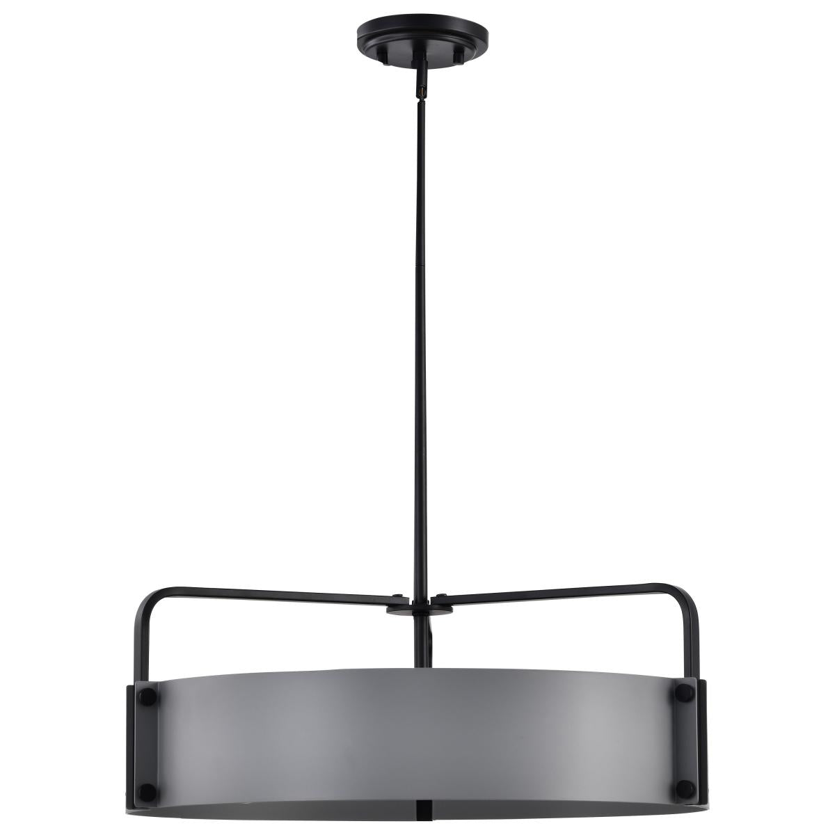 60-7854 ALTOS 5 LIGHT LARGE PENDANT Altos 5 Light Large Pendant; Gray and Matte Black Finish - Cheap-Us