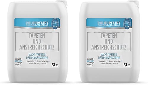 COLOURFAIRY Elefantenhaut Tapetenschutz Anstrichschutz 10l Reichweite 120 m² - Cheap-Us