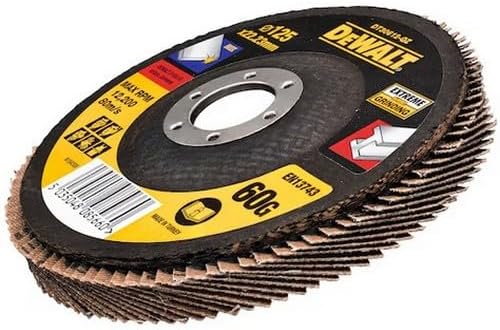 DEWALT Fächerschleifscheibe 125 mm K60 flach Typ 27 - Cheap-Us