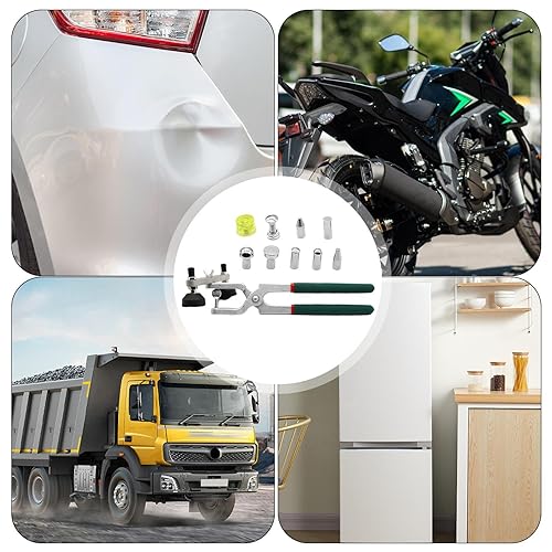 Auto-Dellen-Reparatur-Werkzeug, Kotflügelkantenreparatur Crimp Dent, Kantenzange Auto-Dellen-Reparaturset, Crimp-Dellen-Reparaturwerkzeug Kanten-Crimpzange Autotür-Kotflügelverkleidung Luckxing - Cheap-Us
